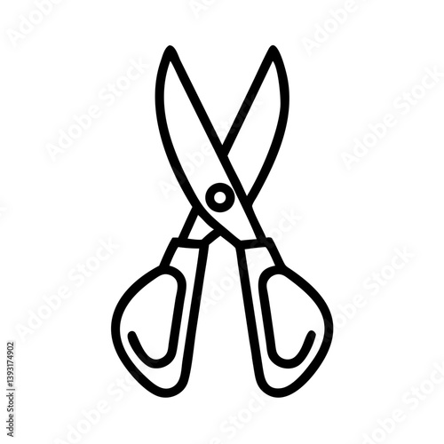 Scissors Icon for Creativity and Crafting Topics