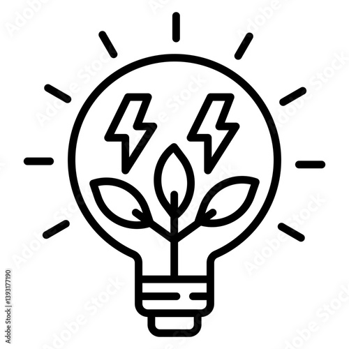 Energy Saving Icon
