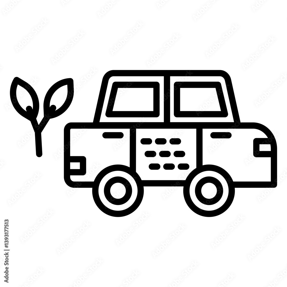 Fototapeta premium Zero Emission Icon