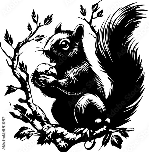 Wallpaper Mural woodland silhouette, tattoo, vector, illustration, tribal, animal, dragon, black, symbol, design, art, silhouette, logo, nature, head, pattern, bird, decoration, eagle, monster, shape, wings Torontodigital.ca