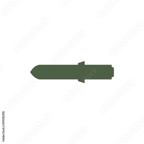Simple bullet icon. Vector illustration.