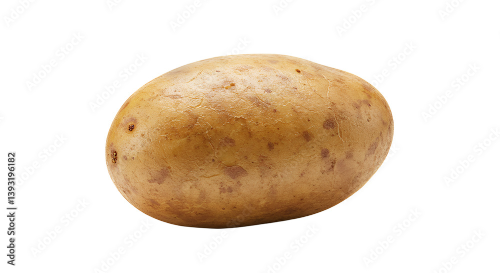Fresh organic potato showcasing natural skin texture and earthy tones appealing for culinary uses Fresh organic potato showcasing natural skin texture and earthy tones appealing for culinary uses