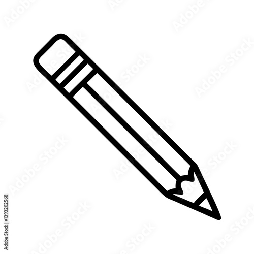 Pencil icons symbolize creativity and artistic expression. Essential for drawing, writing, and educational themes, these designs reflect the art of communication through simple tools.