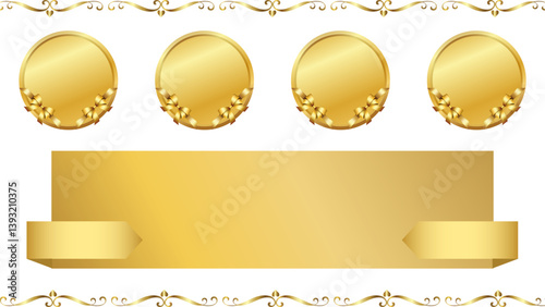 golden easter eggs with ribbon