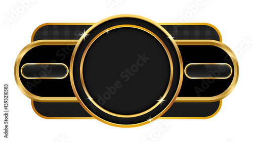 vector illustration of a gold medal