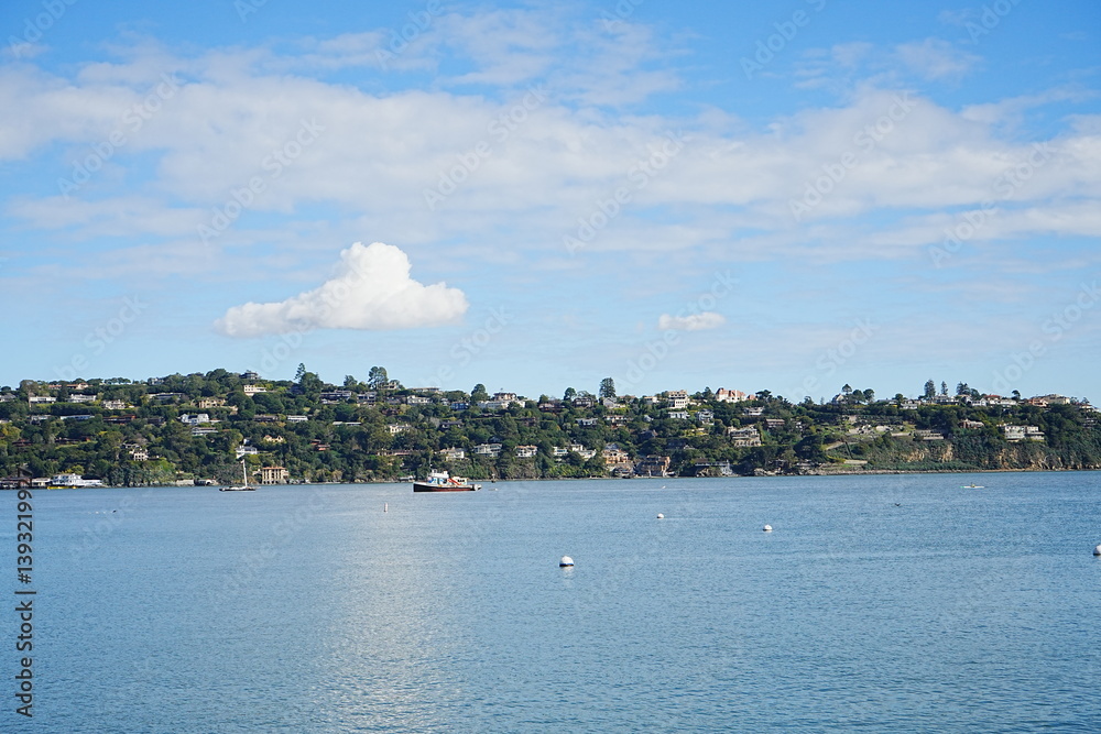 Seashore City, Sausalito Boardwalk in San Francisco, USA - アメリカ サンフランシスコ サウサリート 海沿いの街並み