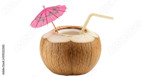 Isolated Coconut Drink