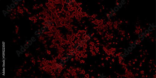 Dark abstract digital texture with red glowing contour lines on black background resembling electric circuits or energy waves perfect for sci fi themes futuristic designs horror visuals tech