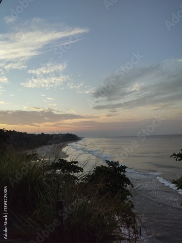 sunset at the beach