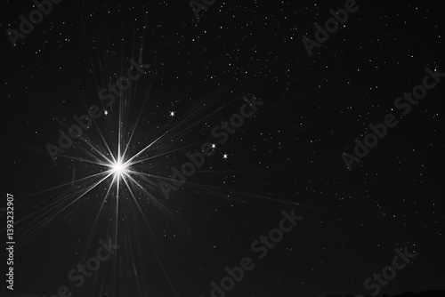 Radiant neutron star emitting powerful beams of light in a distant galaxy