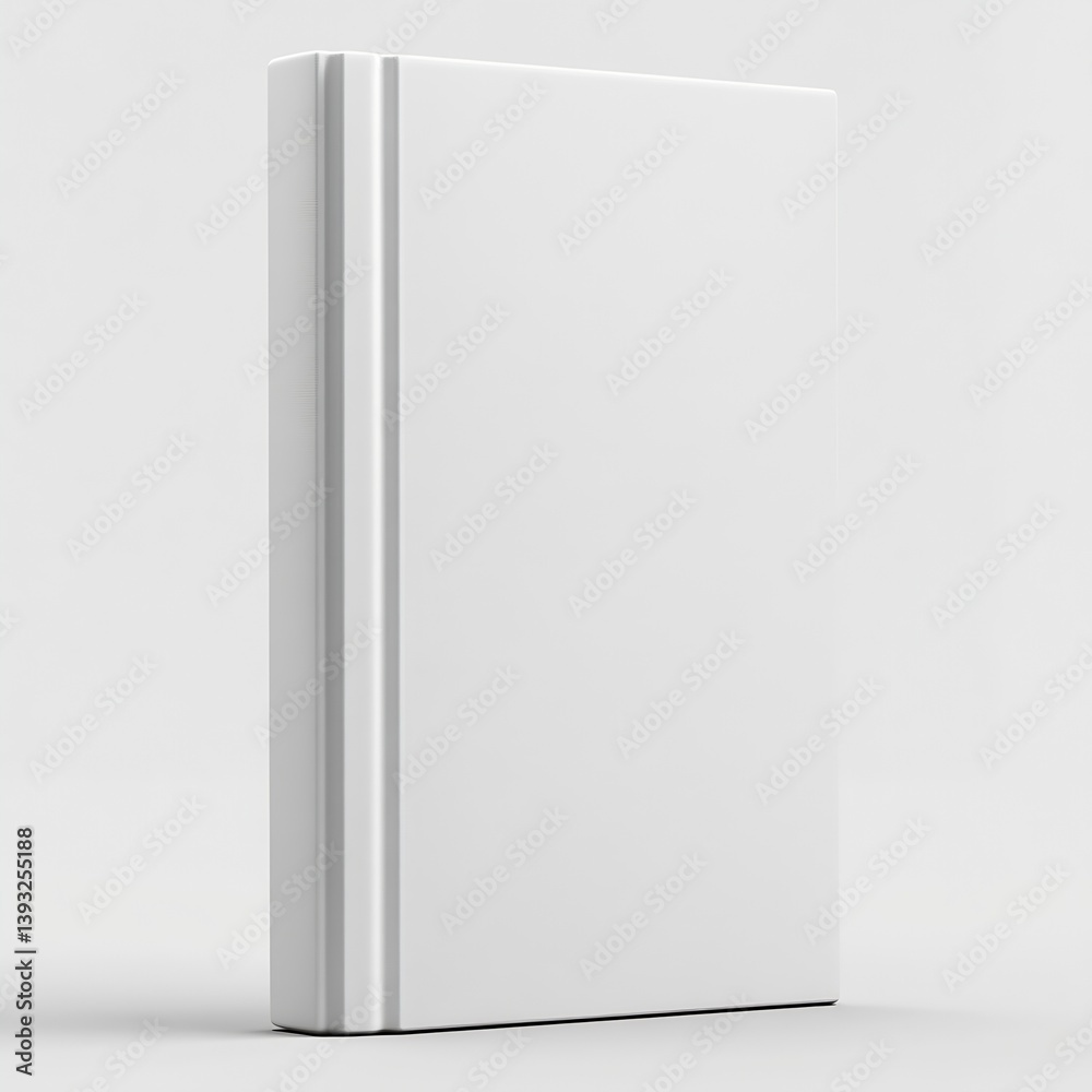 Minimalist White Book Mockup Clean Blank Hardcover Book on White Surface Perfect for Cover Design and Promotion : Generative AI Minimalist White Book Mockup Clean Blank Hardcover Book on White Surface Perfect for Cover Design and Promotion : Generative AI