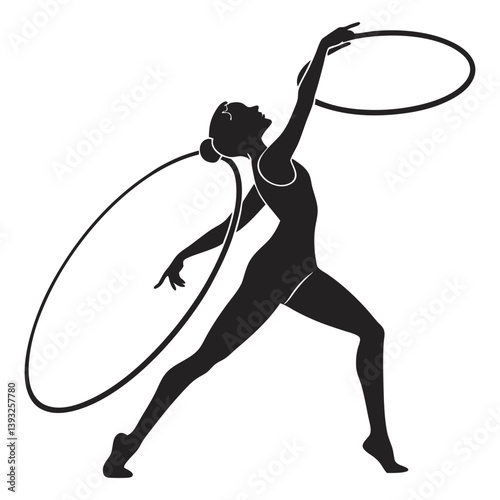 Silent Power: The Art of a Gymnast in Motion