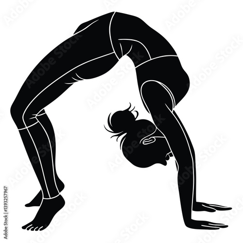Silent Power: The Art of a Gymnast in Motion