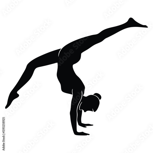 Silent Power: The Art of a Gymnast in Motion