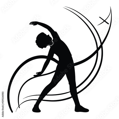 Silent Power: The Art of a Gymnast in Motion