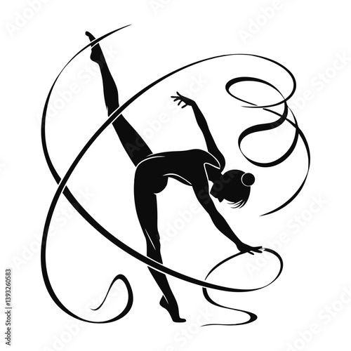 Silent Power: The Art of a Gymnast in Motion