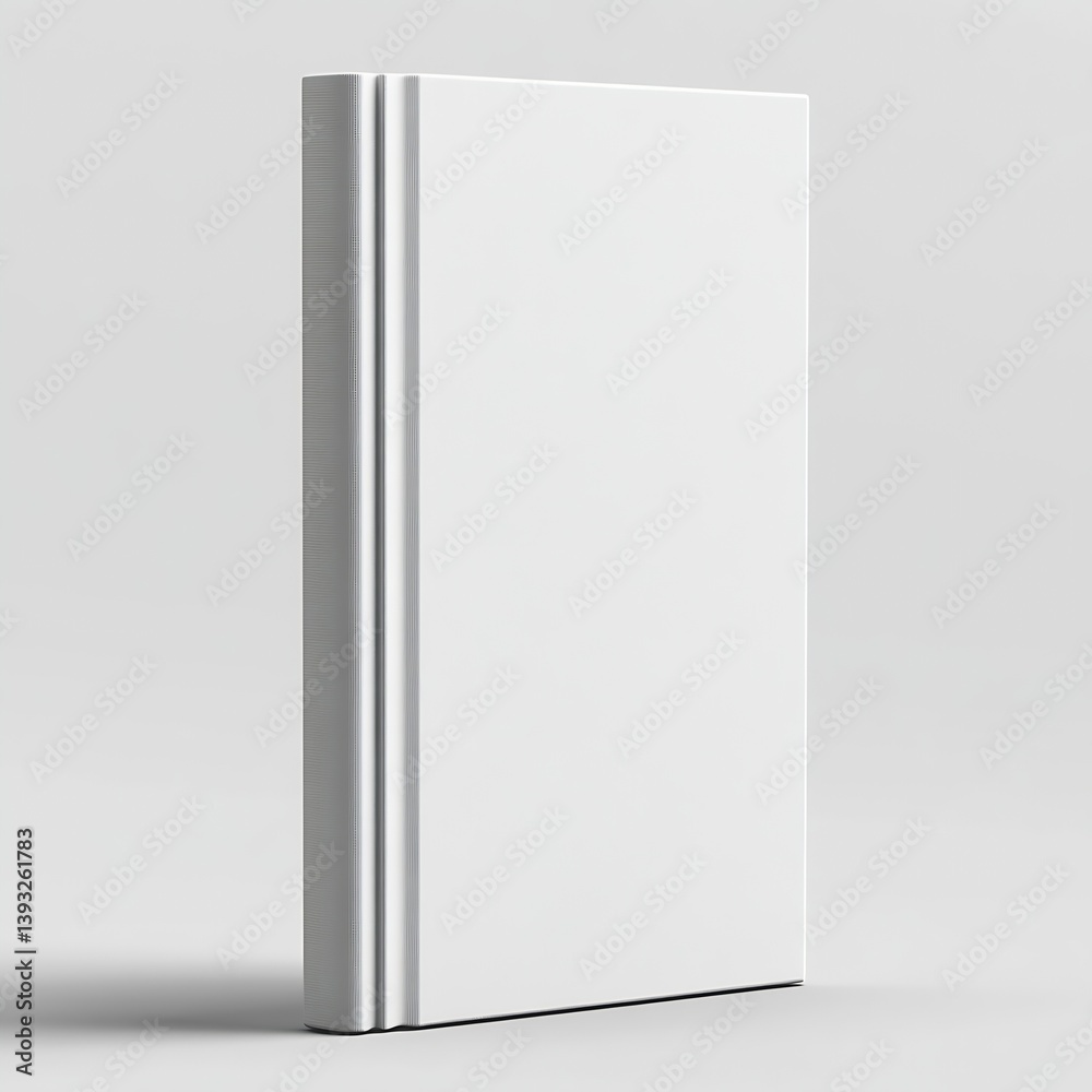 Blank White Book Mockup Clean Cover for Presentations Design Templates and Publishing Projects with Copy Space : Generative AI Blank White Book Mockup Clean Cover for Presentations Design Templates and Publishing Projects with Copy Space : Generative AI