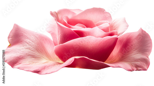 Wallpaper Mural Delicate light pink rose flower petals macro close-up detailed texture, cut out transparent Torontodigital.ca