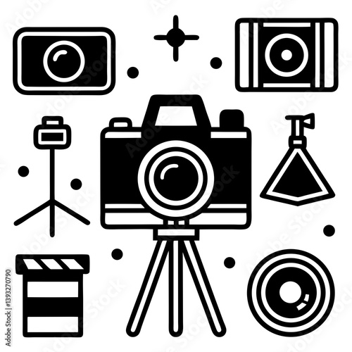 Writing Pen Doodle Icons Vector Pack