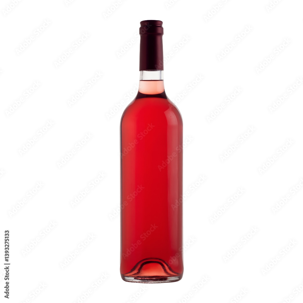 Rose wine bottle made of glass with vibrant red color and smooth surface, suitable for various occasions Rose wine bottle made of glass with vibrant red color and smooth surface, suitable for various occasions