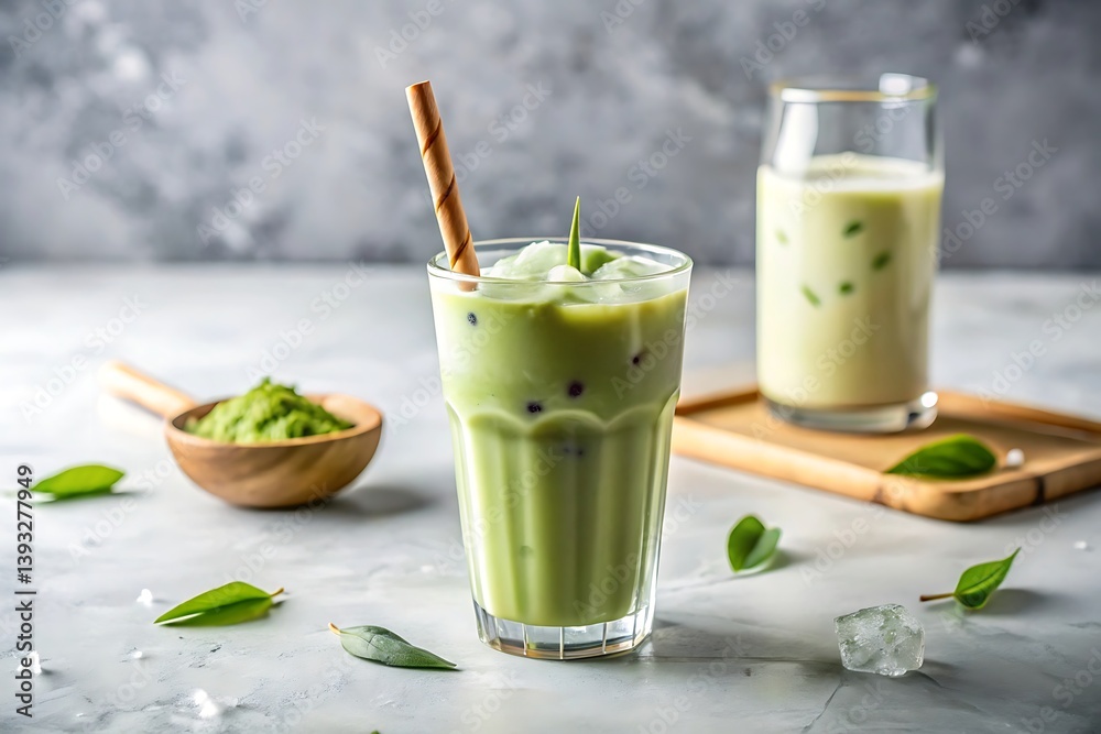 Iced matcha Iced matcha
