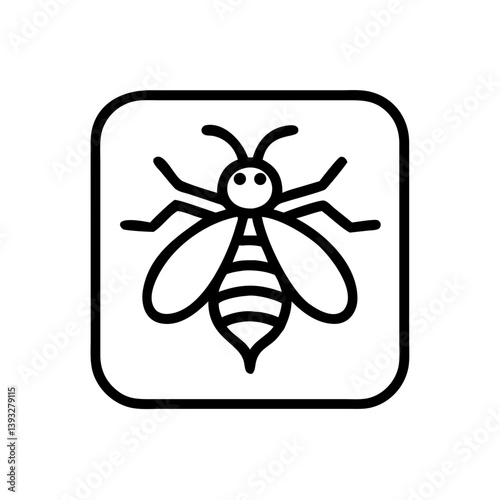 Bee Animal outline Icons