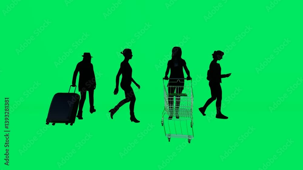 A seamless chroma key animation with 3D traveler on summer vacation at with chroma key background, designed for motion graphics and stock libraries. A seamless chroma key animation with 3D traveler on summer vacation at with chroma key background, designed for motion graphics and stock libraries.