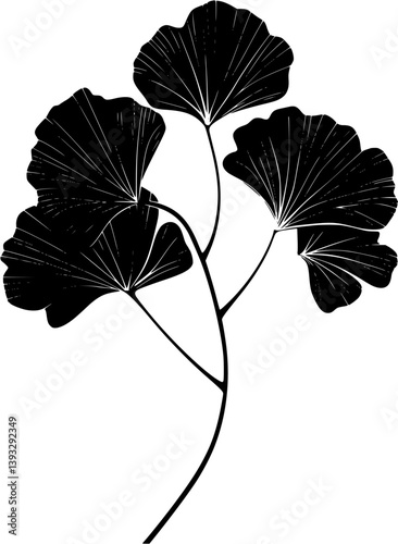 Ginkgo vector design, Ginkgo vector image