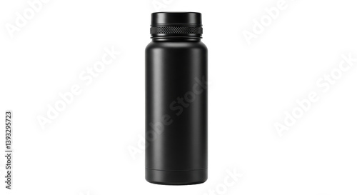 Obraz na płótnie Isolated Black Thermos