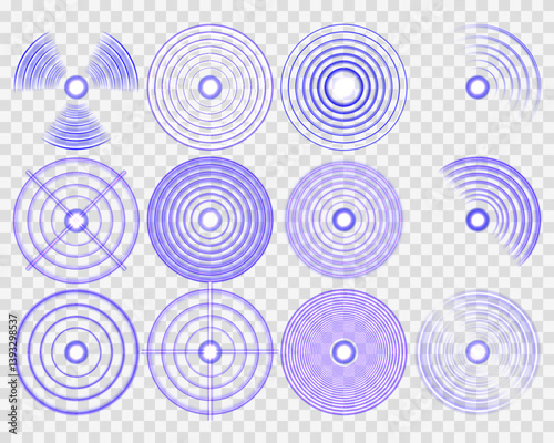 Circular ripple animation spreads smoothly with luminous clarity. Sonar pulse radiates evenly in clean abstract patterns. Seismic waves echo outward like monitored ground vibrations. Wi-Fi ring waves 