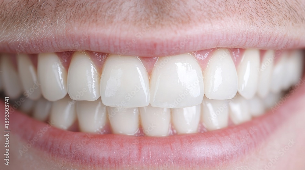 Fototapeta premium Smiling teeth, healthy, bright