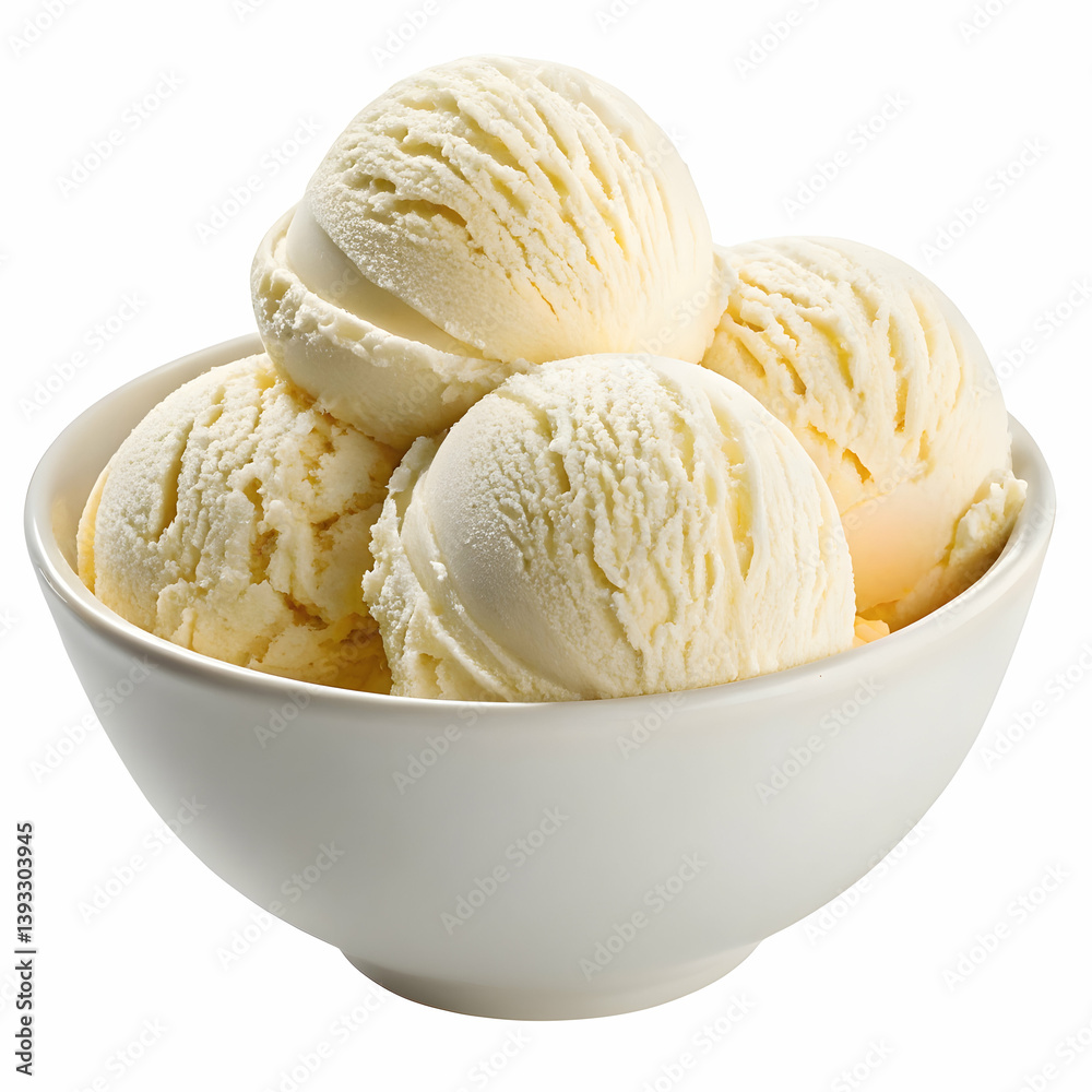 Ice cream balls in a bowl Ice cream balls in a bowl