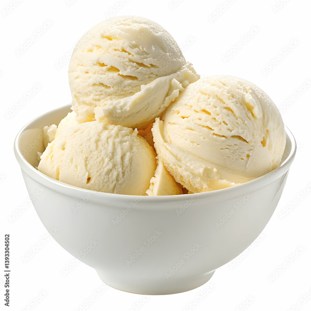 Ice cream balls in a bowl Ice cream balls in a bowl
