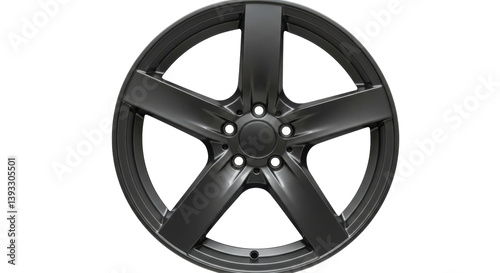 Isolated car rim