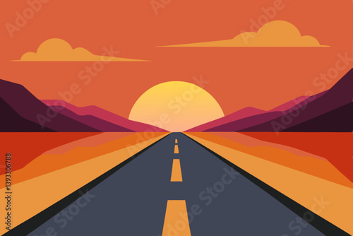 road in the desert
