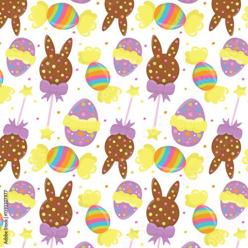 seamless easter pattern