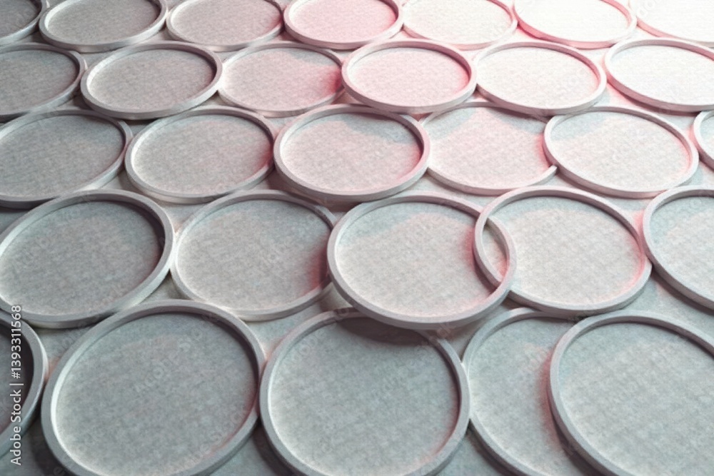 Subtle overlapping circles forming a rhythmic, monochrome pattern, geometric, texture Subtle overlapping circles forming a rhythmic, monochrome pattern, geometric, texture