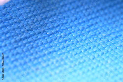 Obraz na płótnie A detailed shot of a blue towel w salonie