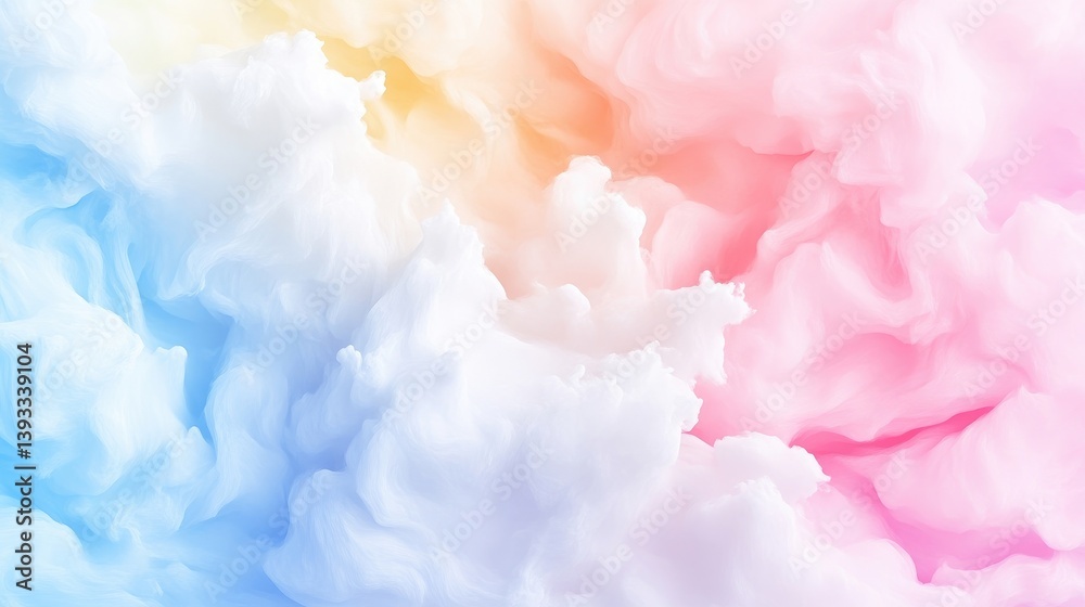 Fototapeta premium Soft, pastel abstract swirls