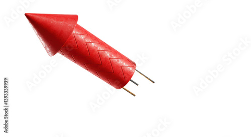 Isolated Firework Rocket photo