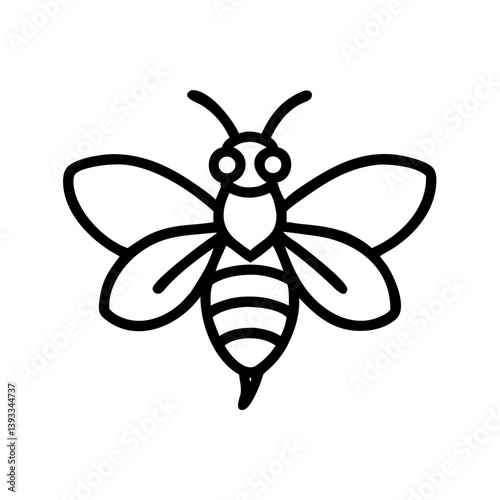 Bee Animal outline Icons