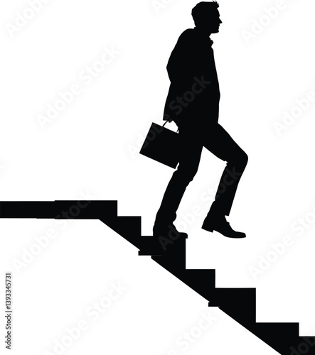 Teamwork Silhouette Vector, Business Meeting Illustration, Professional Collaboration Design