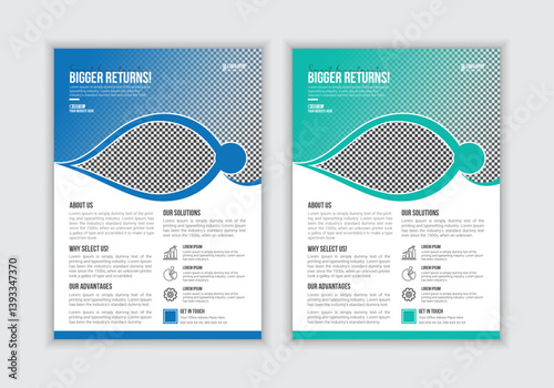 Minimalist Company Profile Flyer Template