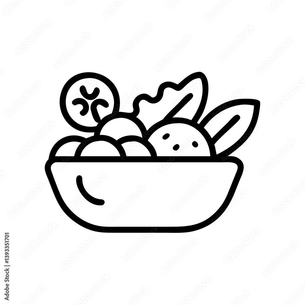 Fototapeta premium salad bowl