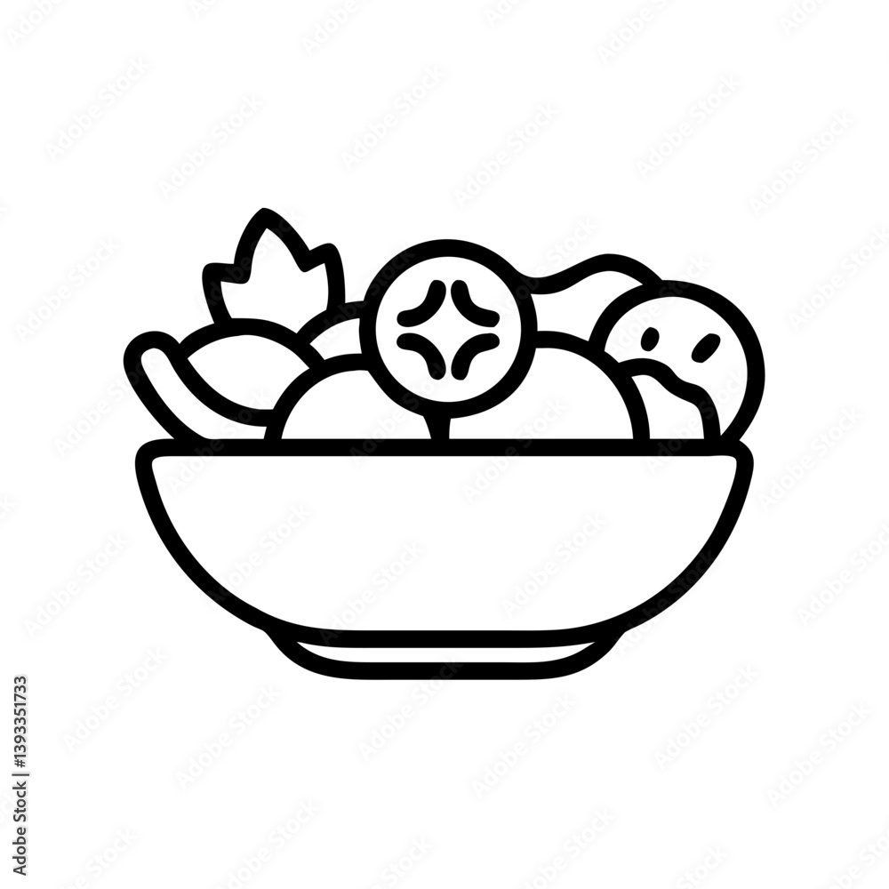 Fototapeta premium salad bowl