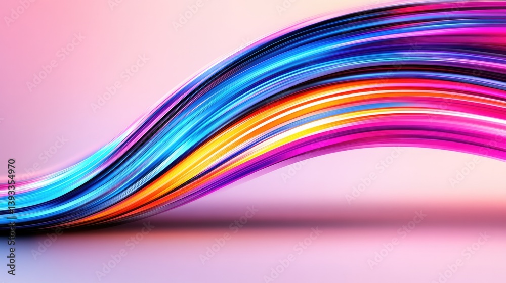 Vibrant colorful abstract background with smooth gradient transition for creative design projects Vibrant colorful abstract background with smooth gradient transition for creative design projects