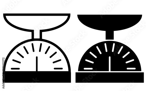 Icon set scales vector
Vector scales icon editable scales for vegetables meat