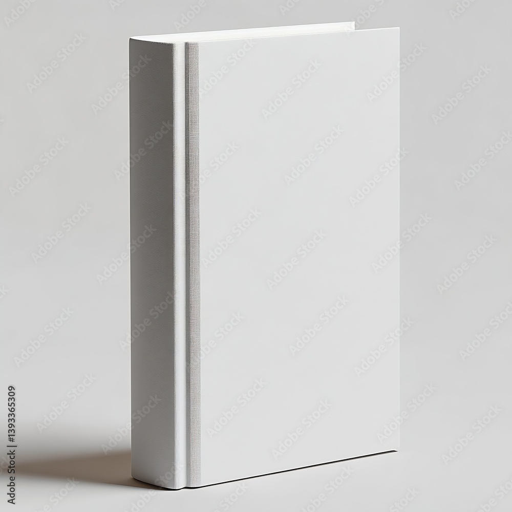 Blank White Book Mockup For Cover Design For Print Marketing And Advertisement Template Minimalist Isolated : Generative AI Blank White Book Mockup For Cover Design For Print Marketing And Advertisement Template Minimalist Isolated : Generative AI