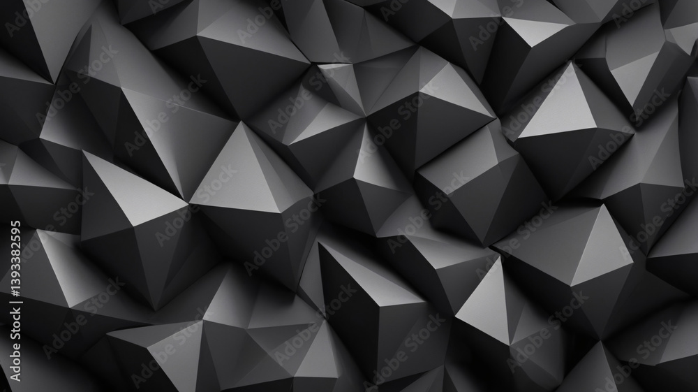 Fototapeta premium Black Abstract Geometric Background