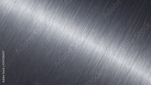 Obraz na płótnie A close-up shot of a shiny metal surface with reflective details w salonie